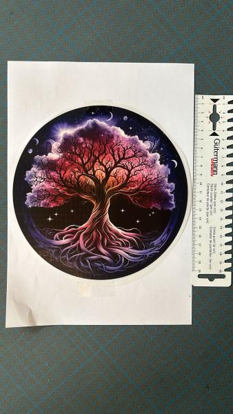Yggdrasil - Bügelbild groß